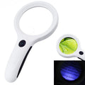Lente di ingrandimento professionale 60 mm con luce led, uv, lettura diottrie