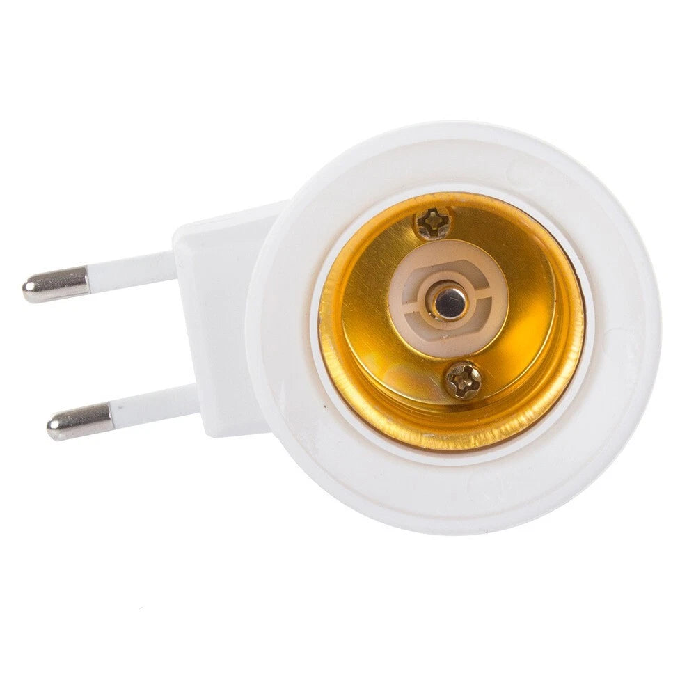Portalampada adattatore e27 spina 220 volt con interruttore on off lampada