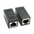 Accoppiatore RJ45 Femmina-Femmina 8P8C, Contatti Dorati, Cat5/5e/6/7, fino a 10Gbps, Giunto LAN Ethernet