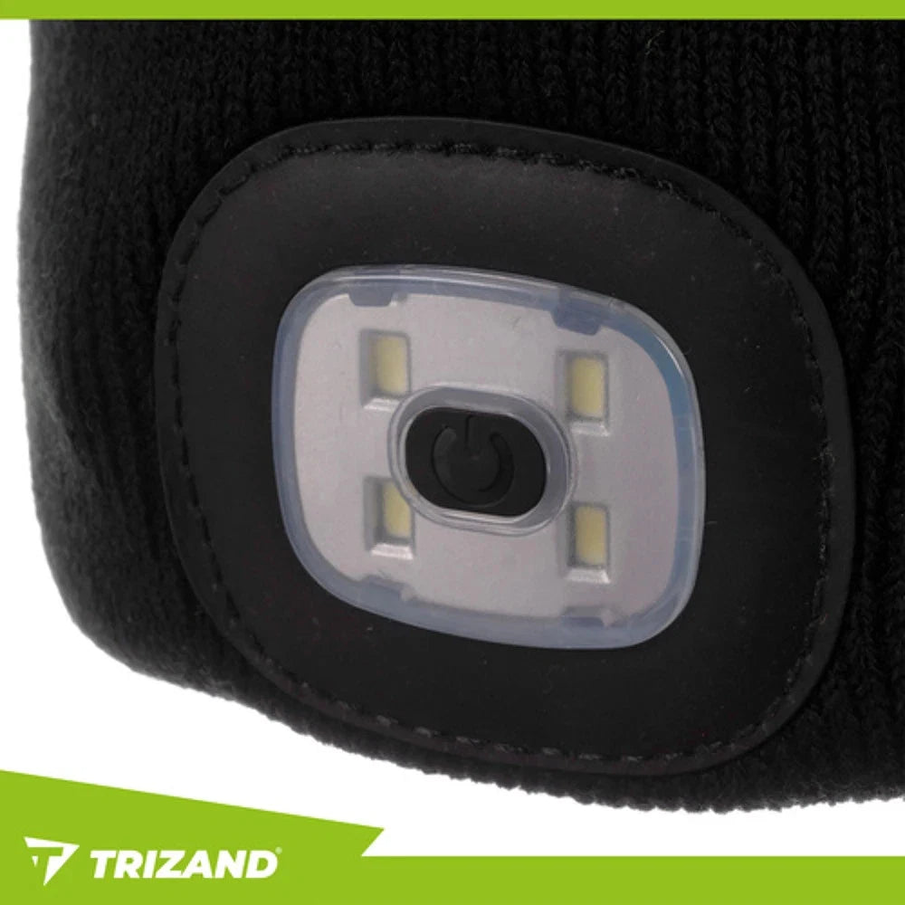 Cappello con Torcia LED Ricaricabile USB Berretto Invernale Running e Corsa