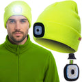 Cappello con Torcia LED Ricaricabile USB Berretto Invernale Running e Corsa