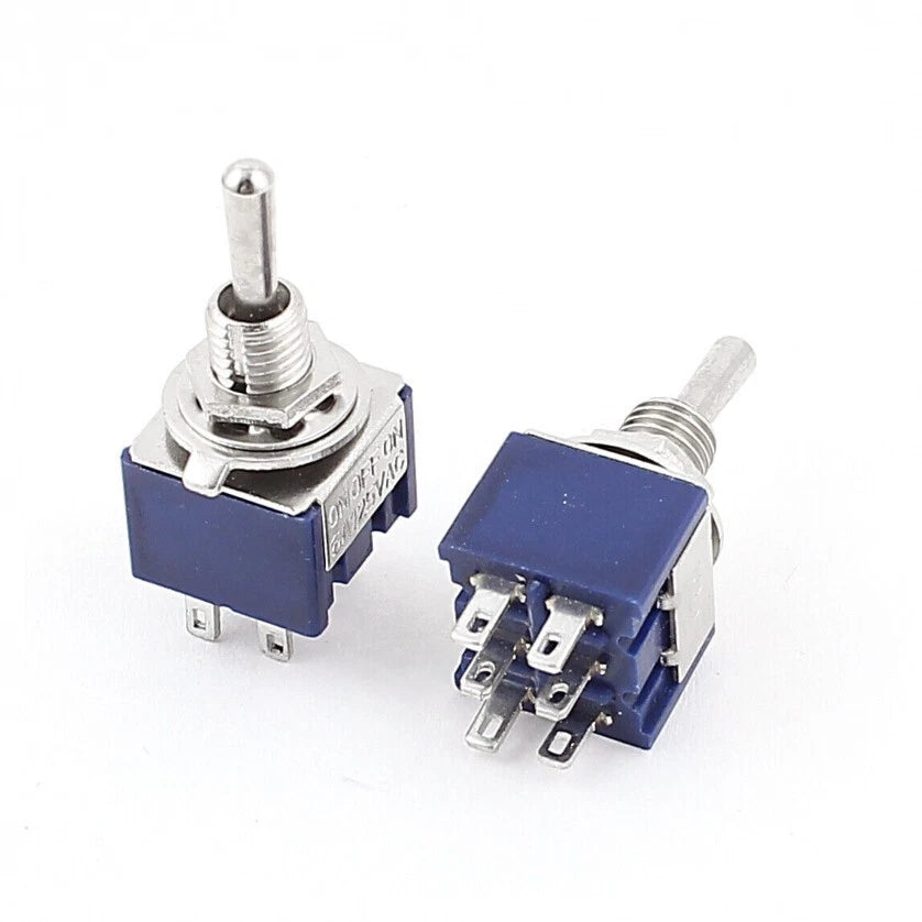 Interruttore a levetta on-off-on 6 pin deviatore switch 3 posizioni 6 a