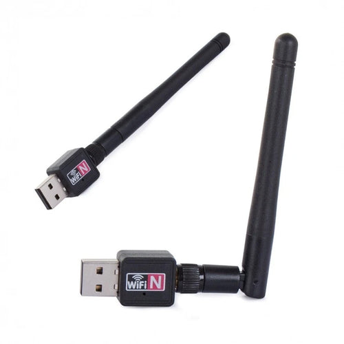 Adattatore USB WiFi 300Mbps, Antenna 9dBi Omnidirezionale, 2,4GHz, Portata 30m, Windows Mac Linux