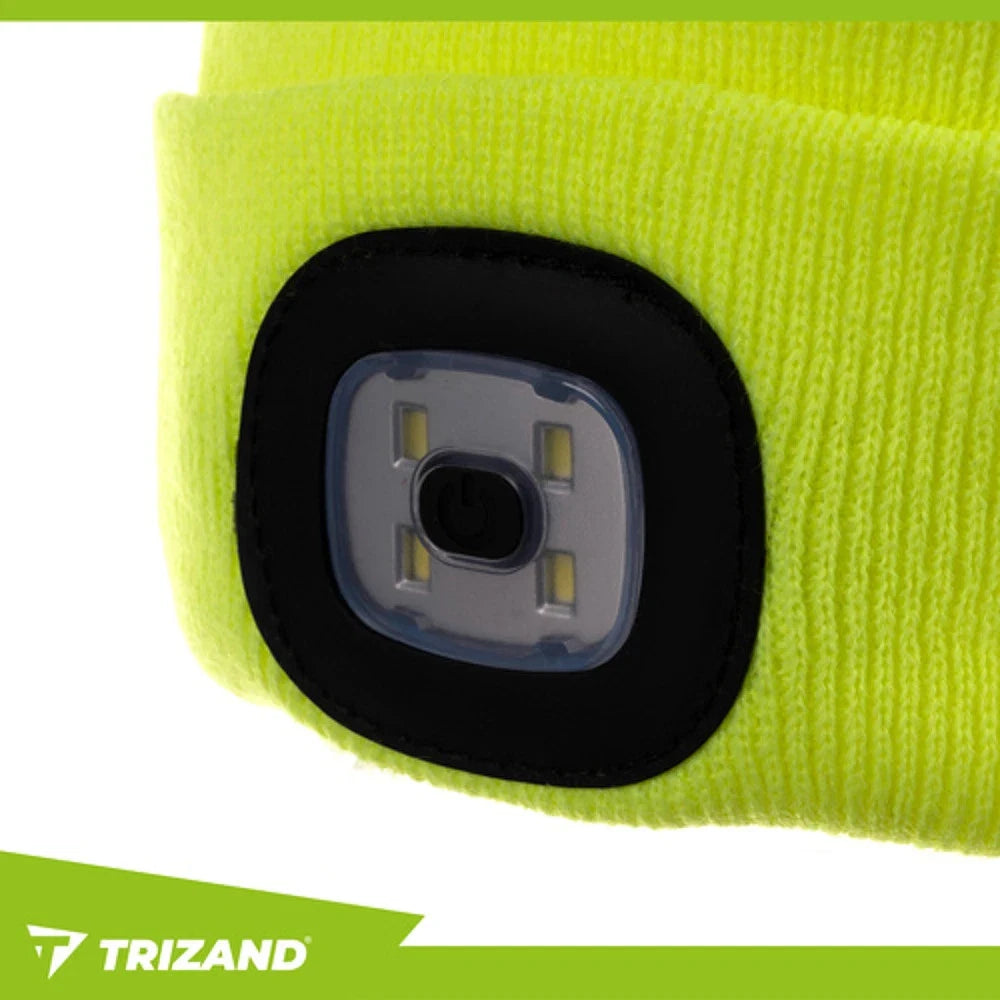 Cappello con Torcia LED Ricaricabile USB Berretto Invernale Running e Corsa