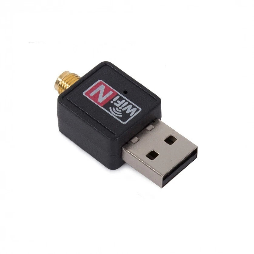 Adattatore USB WiFi 300Mbps, Antenna 9dBi Omnidirezionale, 2,4GHz, Portata 30m, Windows Mac Linux