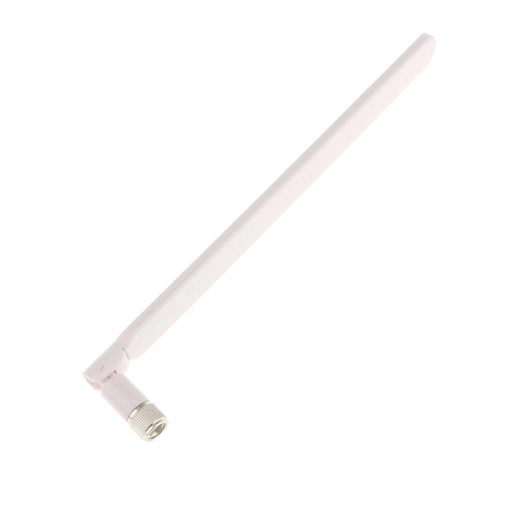 Antenna WiFi e LTE per Router Modem 4G, Connettore SMA Maschio Universale, Angolazione 90°, Nero o Bianco