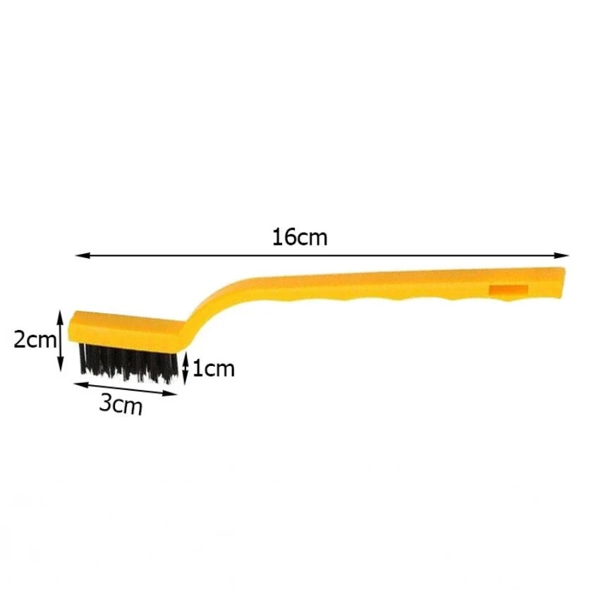 Spazzole in acciaio set 3 spazzole kit raschietti metallo rame, ferro, ottone