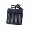 Caricabatterie 18650 4 slot caricatore universale presa 220v