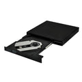 Lettore Masterizzatore CD/DVD Esterno USB 2.0, Slim 13,8x13,5cm 330g, CD 24x R/W, DVD 8x, Plug&Play, Win Mac Linux