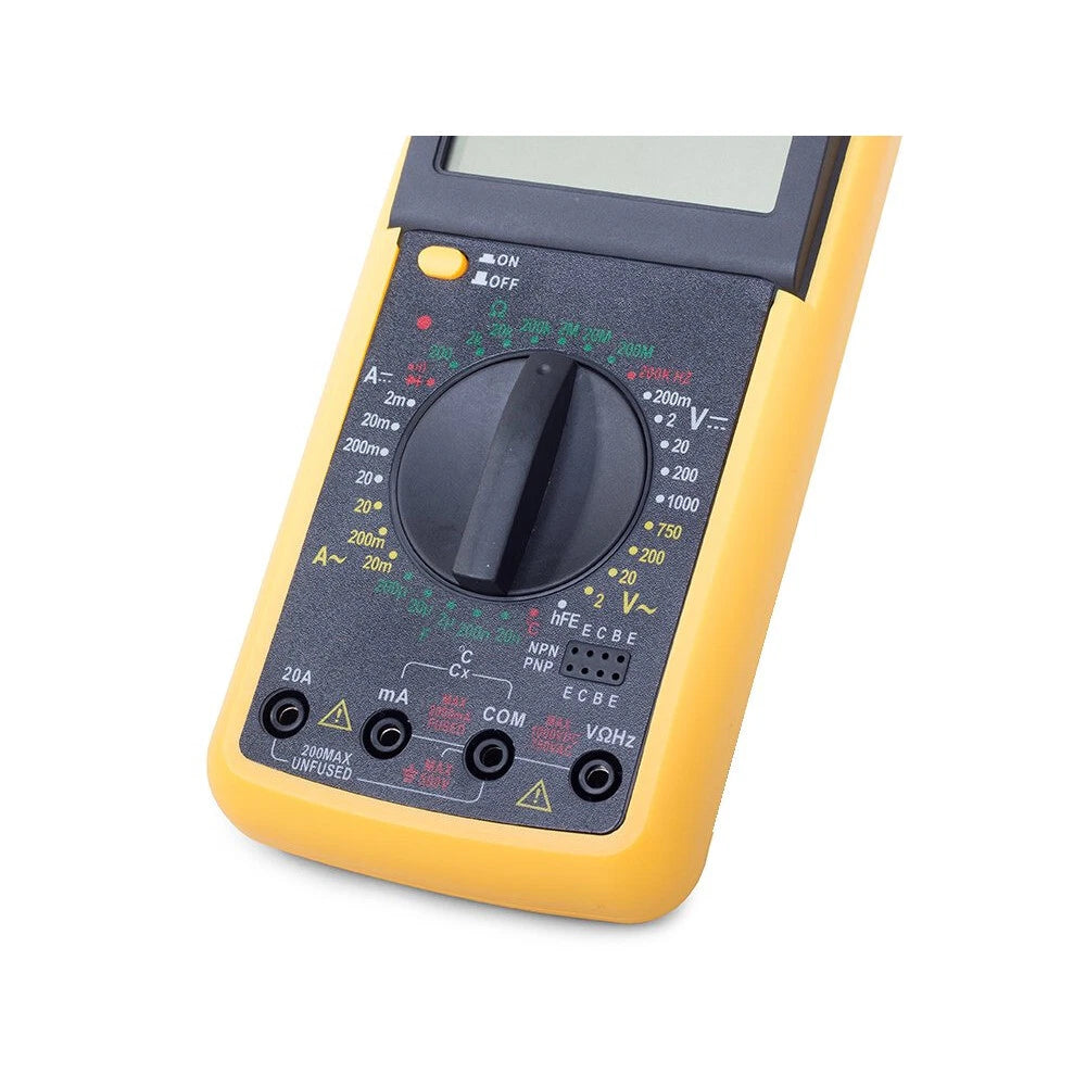 Tester multimetro digitale + sonda temperatura, professionale con cavi dt-9208a
