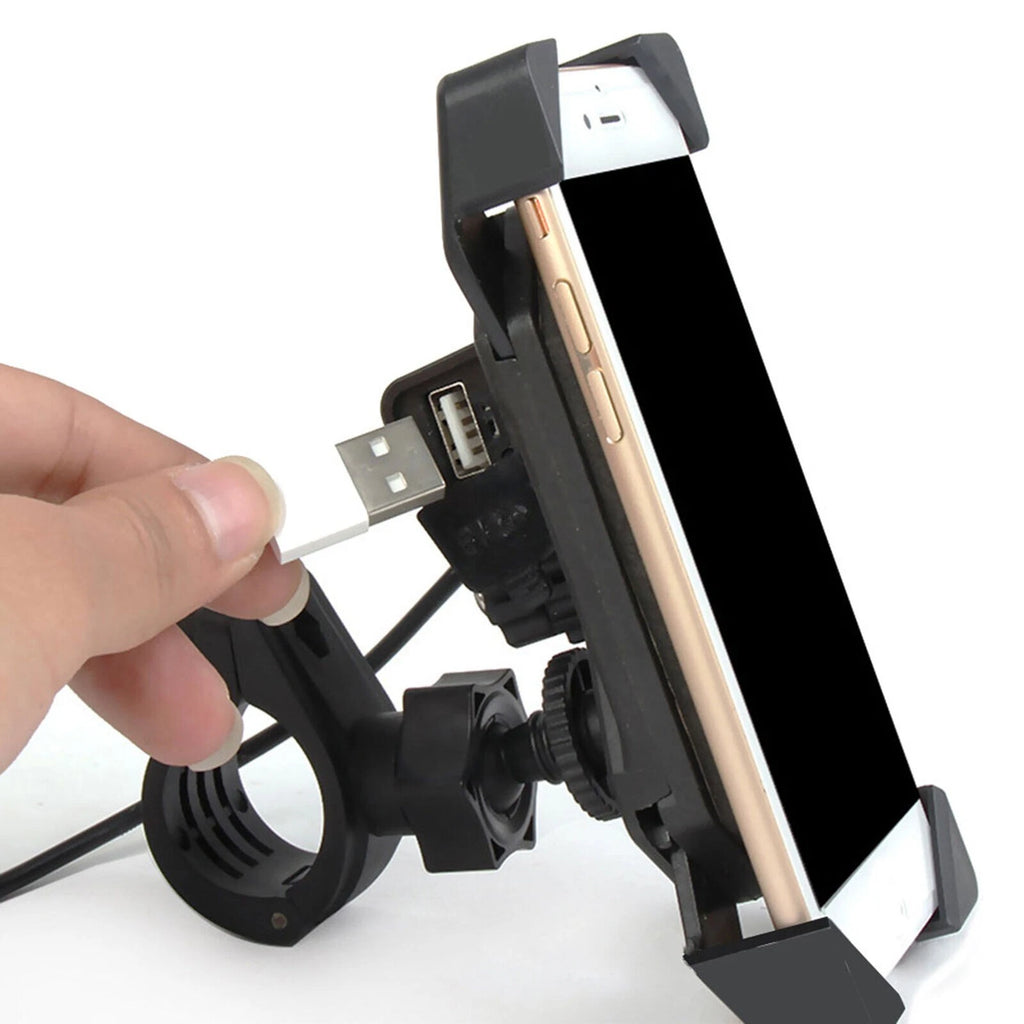 Porta Cellulare Universale per Moto e Scooter con Ricarica USB, Supporto Smartphone e GPS