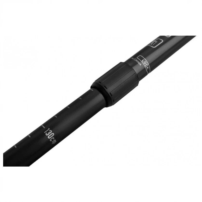 Coppia Bastoncini Nordic Walking Telescopici in Duralluminio, 68-140cm, Punta Acciaio, con Accessori