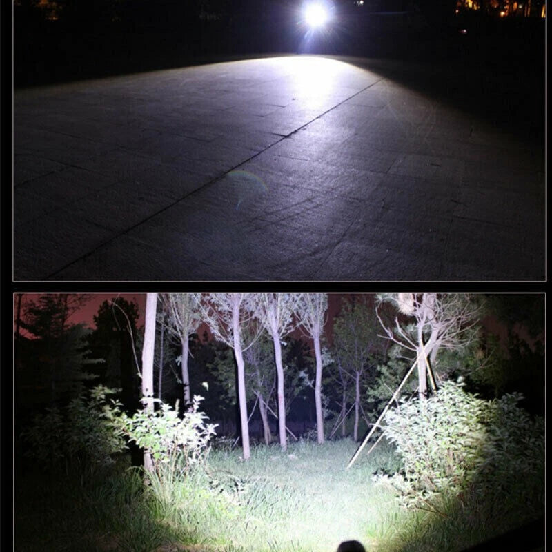 FARO A LED PER BICICLETTA POTENTE LUCE ANTERIORE 15000 LUMEN + ZOOM REGOLABILE