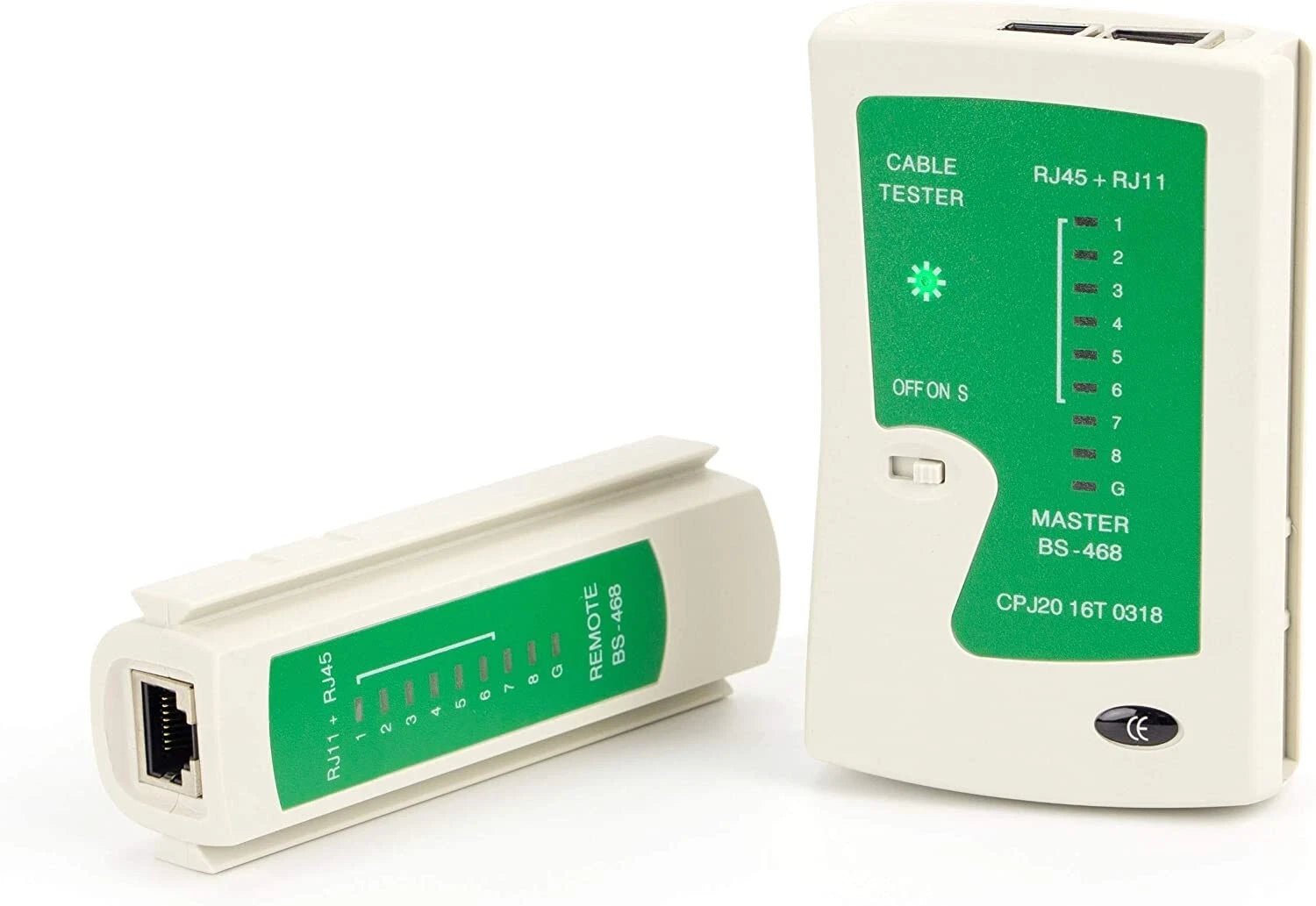 Tester cavo di rete lan telefonico rj45 / rj11 / rj12 network ethernet