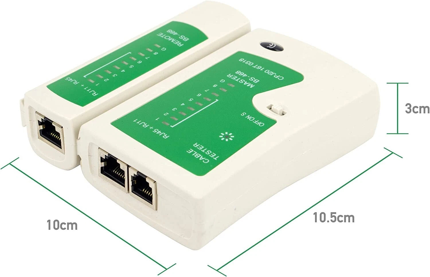 Tester cavo di rete lan telefonico rj45 / rj11 / rj12 network ethernet