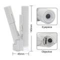 Microscopio a led mini tascabile pieghevole 100x lente d'ingrandimento