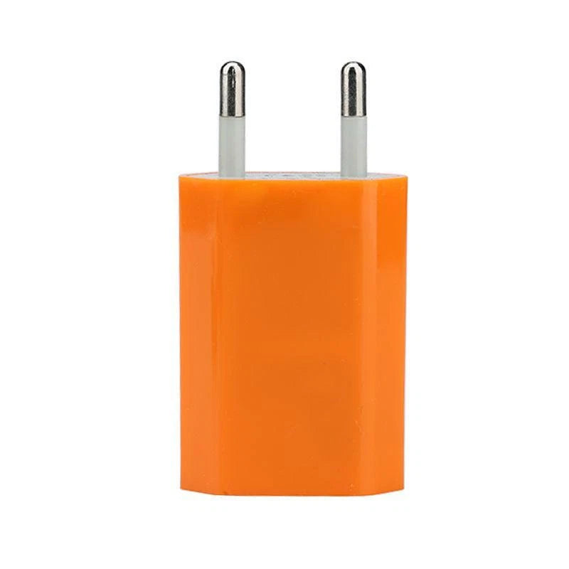 Caricatore USB da Rete 5V 1A, 100-240V AC, per Smartphone MP3 Tablet, 7 Colori Disponibili