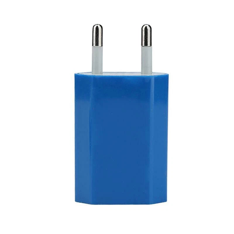 Caricatore USB da Rete 5V 1A, 100-240V AC, per Smartphone MP3 Tablet, 7 Colori Disponibili