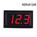 Voltmetro digitale 4,5-30v led rosso, per pannello auto,moto,camper,imbarcazioni