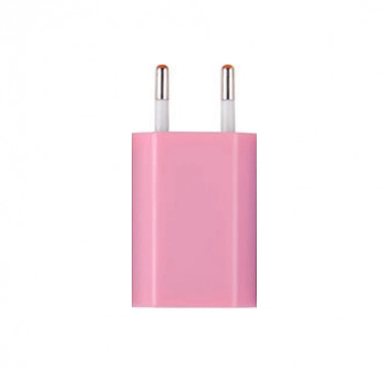 Caricatore USB da Rete 5V 1A, 100-240V AC, per Smartphone MP3 Tablet, 7 Colori Disponibili