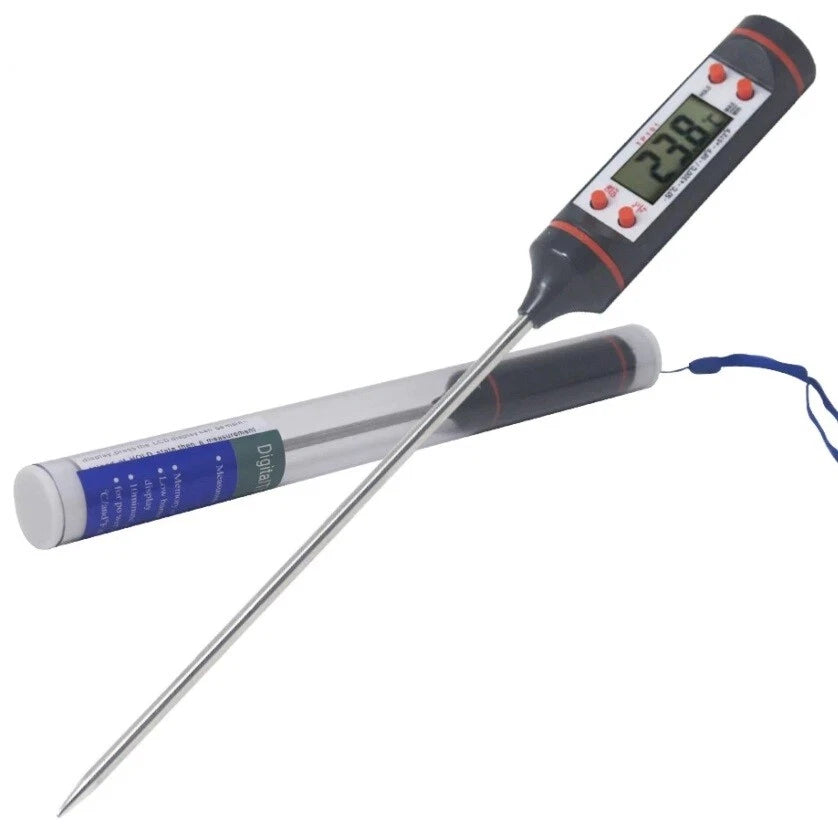 Termometro digitale professionale da cucina per alimenti, bbq, acquario + sonda