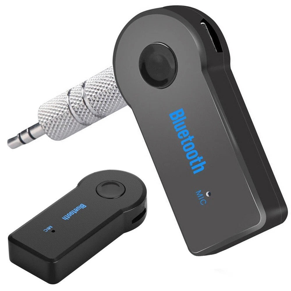 Ricevitore Bluetooth 3.0 AUX Jack 3,5mm, A2DP, Portata 10m, Batteria Integrata, per Stereo HiFi Auto