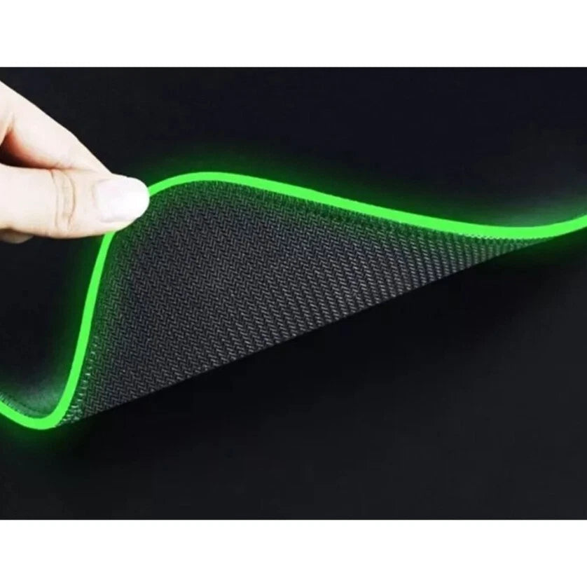 Tappetino mouse gaming led illuminato rgb 800x300 mm pc mous pad apple mac