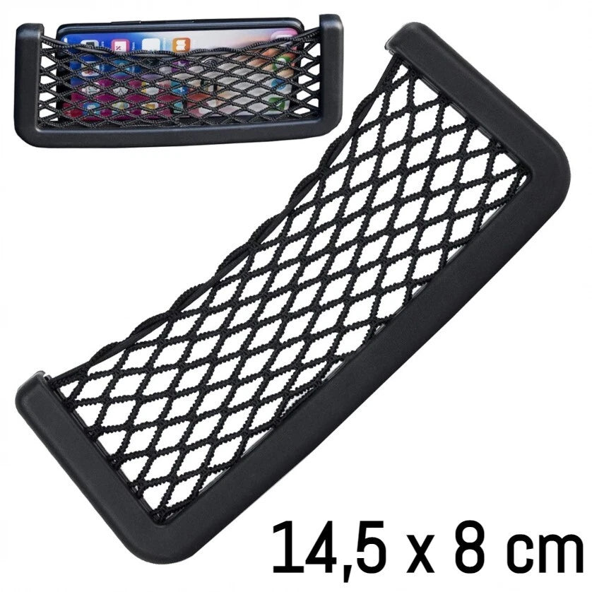 Tasca portaoggetti organizer, rete elastica, per auto, camper, porta cellulare