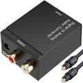 Convertitore audio da digitale ad analogico, in ottico, out rca jack 3,5 mm