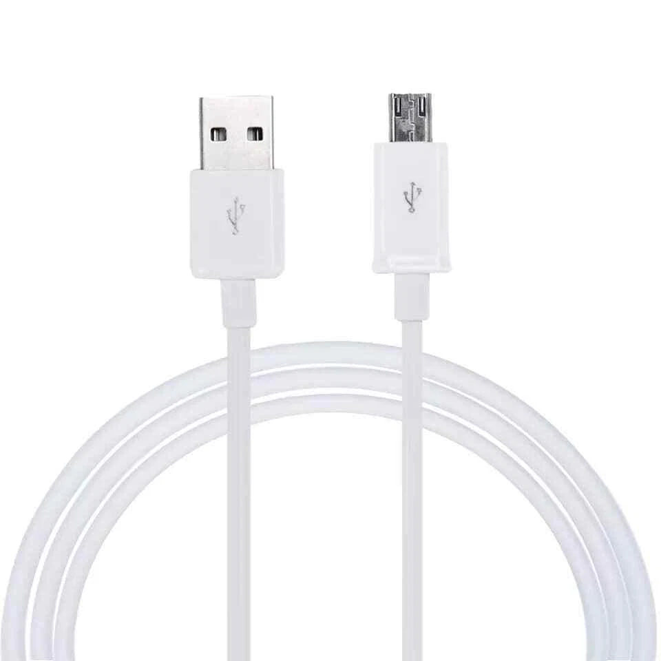 Cavo micro usb caricabatterie per smartphone samsung xiaomi huawei, pc 1 mt