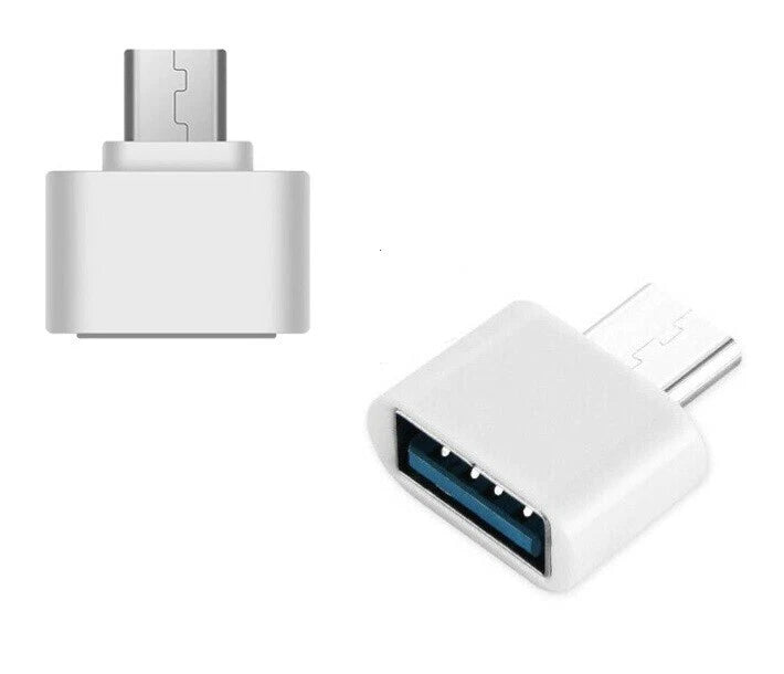 Adattatore OTG USB Type-C Maschio a USB 3.0-A Femmina, SuperSpeed 5 Gbps, per Samsung Huawei Android, Nero o Bianco