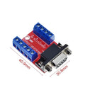 Adattatore convertitore db9 femmina seriale rs232 terminale segnale