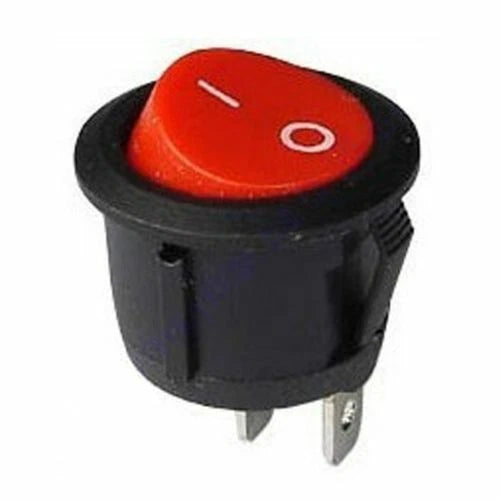 interruttore rotondo 23mm a 2 posizioni ON-OFF a bilanciere 250V 3A