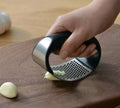 Spremi aglio in acciaio inox pressa aglio con manico, trita affetta, grattuggia