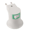 Portalampada adattatore e27 spina 220 volt con interruttore on off lampada