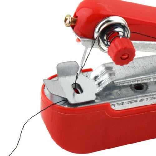 Mini macchina da cucire a mano portatile cucitrice per tessuti vestiti tende