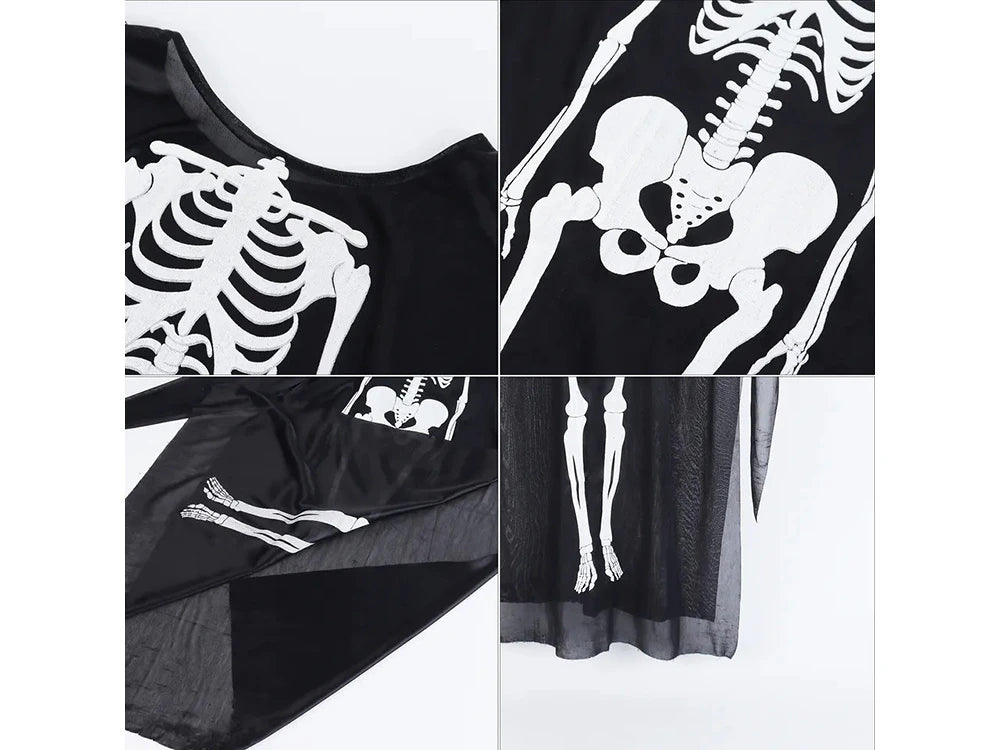 Costume da Scheletro Halloween Coco Taglia Unica