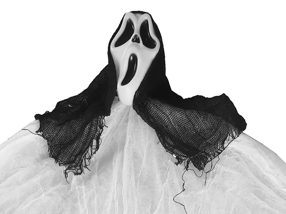 Decorazione Halloween Fantasma da Appendere | 90 cm | Scheletro Urla