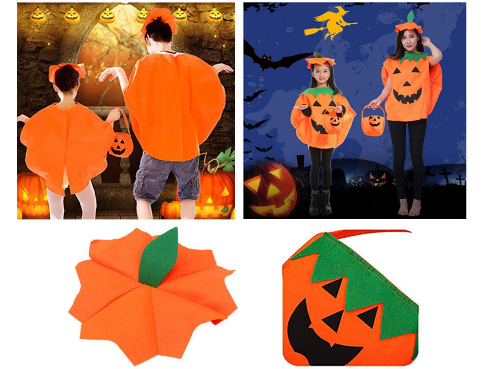 Costume da Zucca Halloween | Taglia Unica | Unisex